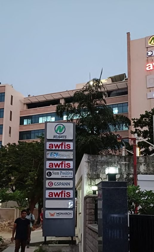 Co-working Signage — Awfis
